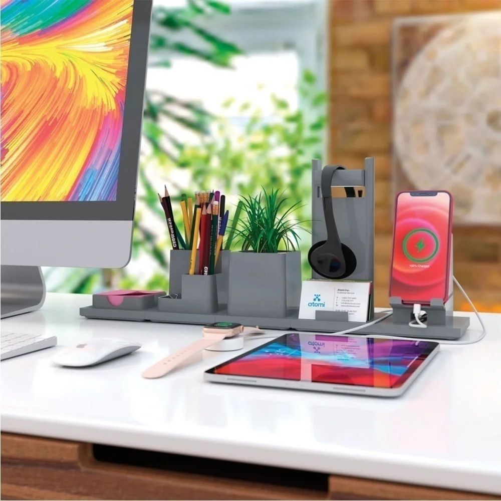 Atomi Magnetic Modular Desktop Organizer